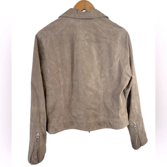 Blank NYC Brown Suede Moto Jacket - Picture 11 of 15